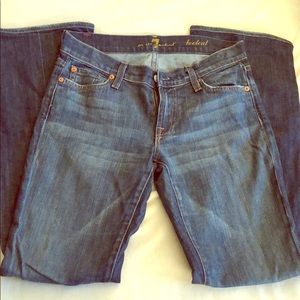 7 for all mankind bootcut jeans - size 26